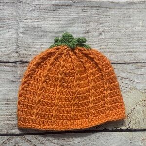 Pumpkin hat size 0/6months